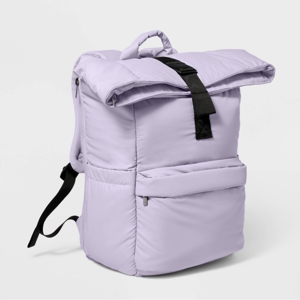 NWT Open Story Puffer Backpack - Green - Picture 4 of 13